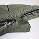 Спальник зимовий Термо до -40° Спальний мішок зимовий стьоганий з капюшоном Олива, Хакі з підкладкою Omni-Heat, фото 6