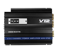 Автомобильный 4-канальный усилитель звука V12/WDK-V705 на 3800W