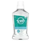 Tom's of Maine, Жидкость для полоскания рта с морской солью, без фтора, освежающая мята, 473 мл (16 жидк. Киев