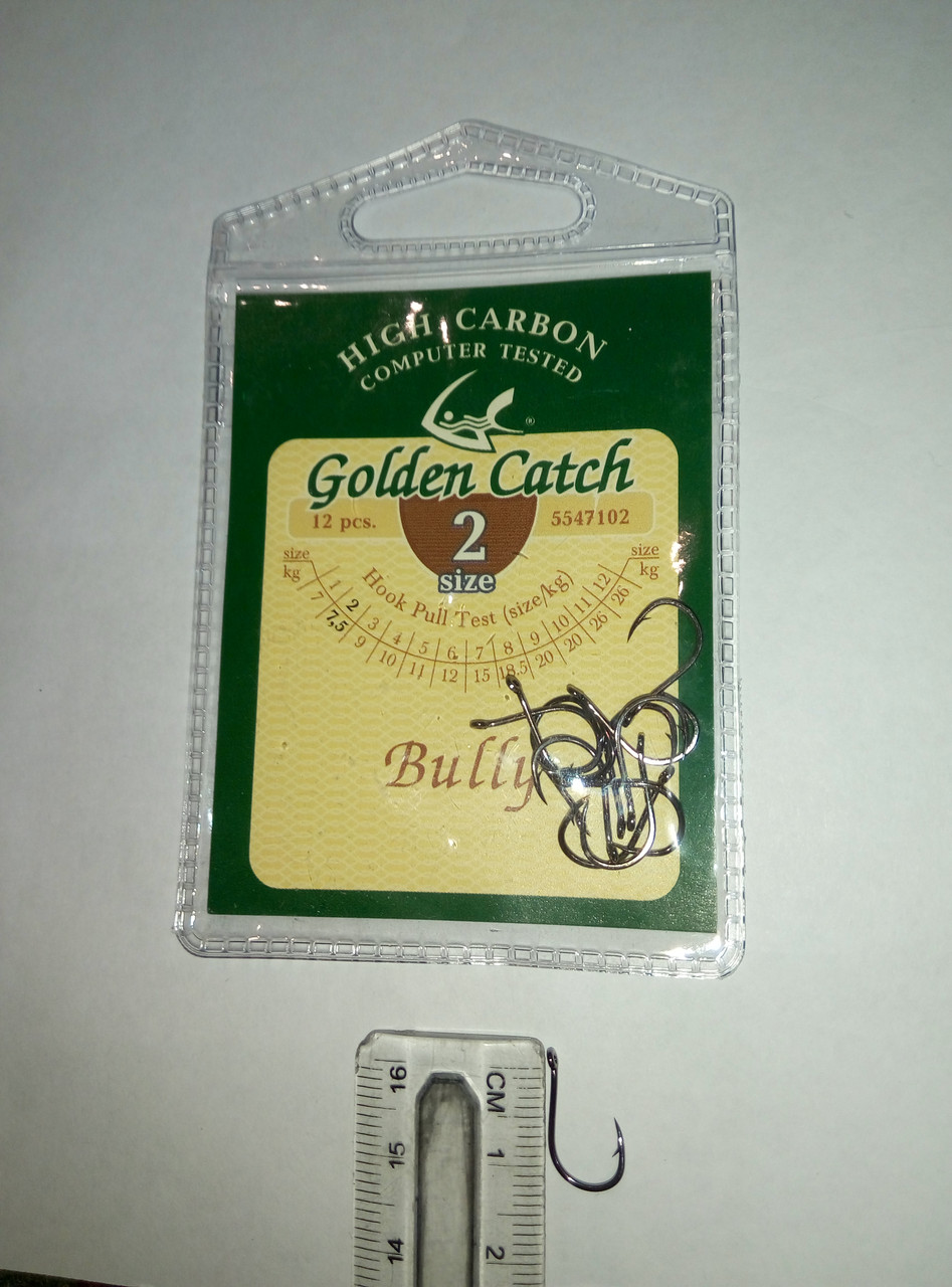 Гачки для риболовлі Golden Catch Bully No2