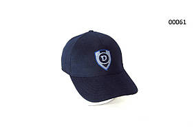 Бейсболка осіння синя кашемірова на флісі  DaVaNi 00061