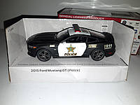 Машинка іграшкова 2015 Ford Mustang GT Police Kinsmart інерційний 1:32 чорний