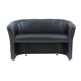 Диван 135 см для кафе Бум-Кабаре двійка чорний