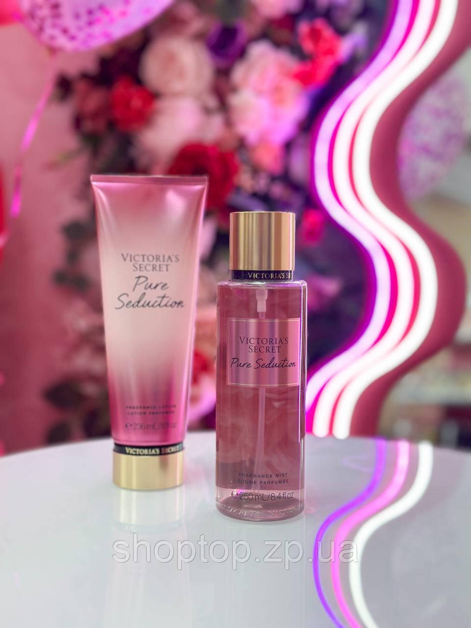 Подарунковий набір Victoria's Secret Pure Seduction Лосьйон 236 мл + Міст 250 мл