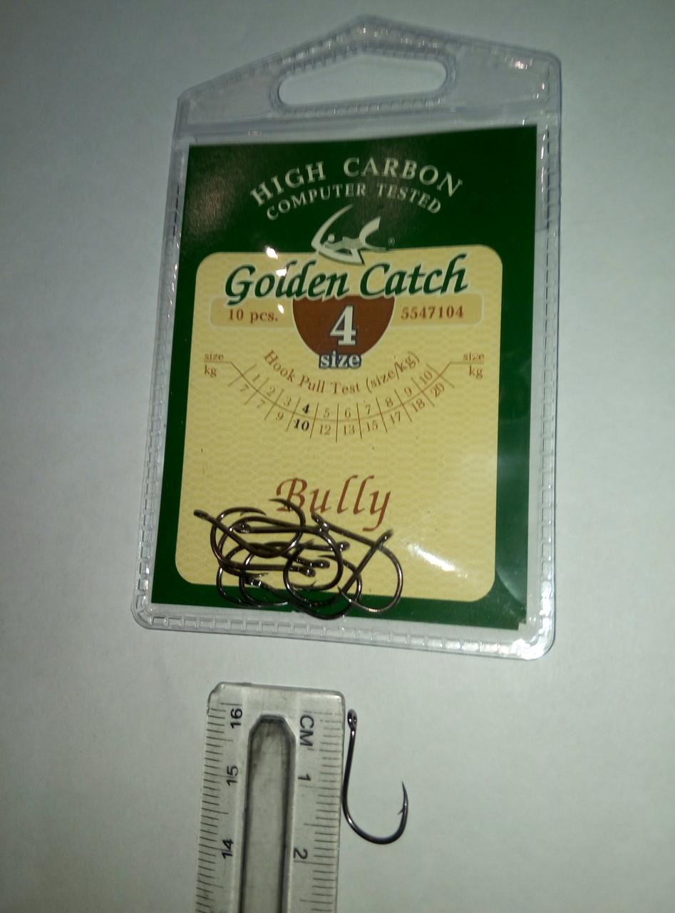Гачки для риболовлі Golden Catch Bully No4
