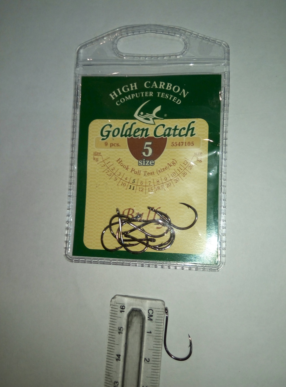 Гачки для риболовлі Golden Catch Bully No5