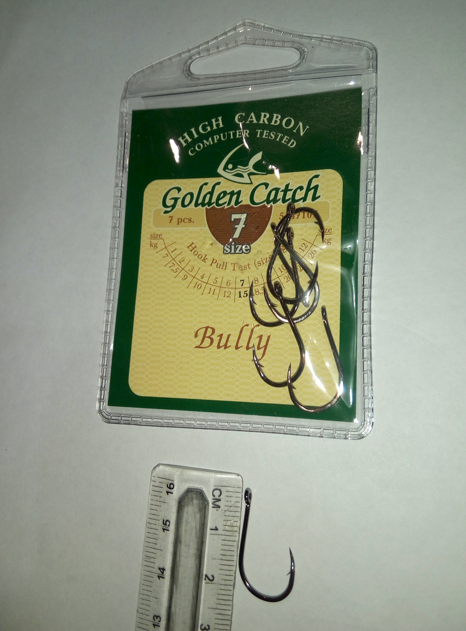 Гачки для риболовлі Golden Catch Bully No7