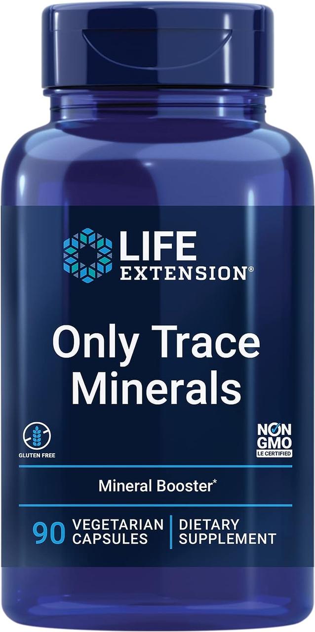 Life Extension Only Trace Minerals / Мікроелементи трейс мінерал 90 капсул