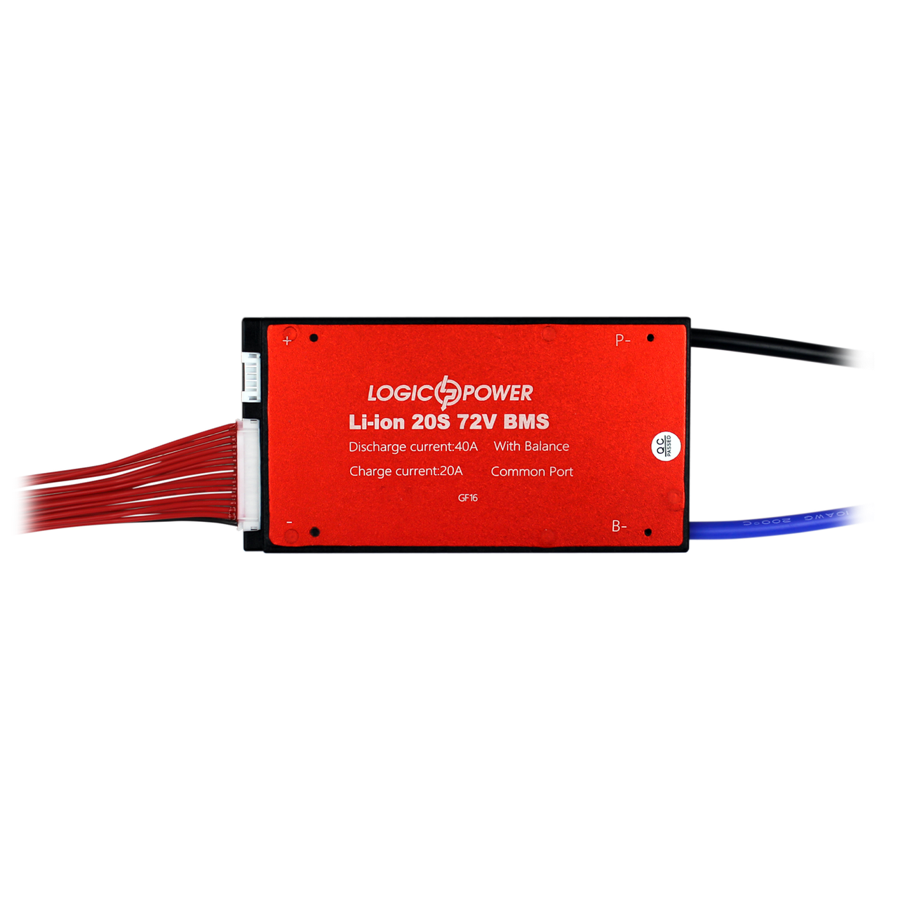 BMS плата Li-ion 72V 20S Dis 40A Ch 20A для захисту акумуляторних батарей та балансування елементів для тривалої експлуатації, фото 1