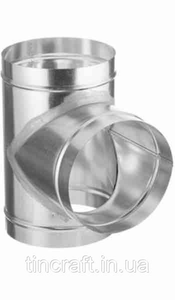 Тройник оцинкованный фото