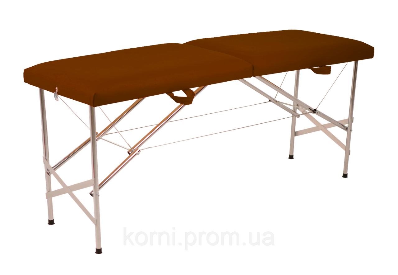 Кушетка косметологічна автомат, стіл масажний (люкс) KUSHETKA, шоколад