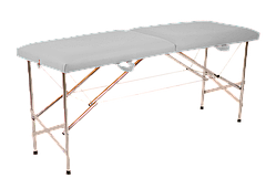 Кушетка косметологічна автомат, стіл масажний (люкс) KUSHETKA, сірий