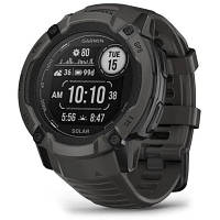 Смарт-часы Garmin Instinct 2X, Solar, Graphite, GPS (010-02805-00)