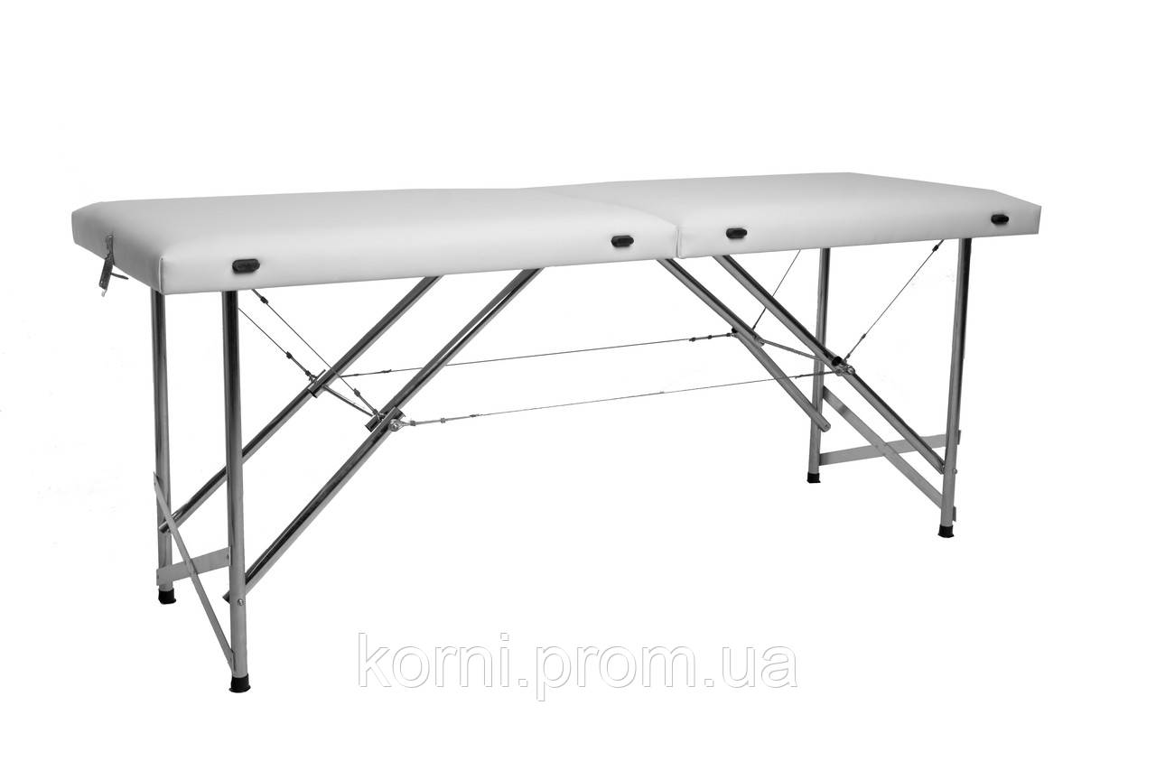 Кушетка косметологічна автомат, стіл масажний (стандарт) KUSHETKA, біла 70 см