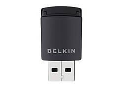 Belkin SURF N300 USB Wireless N Micro Adapter - network adapter - USB 2.0