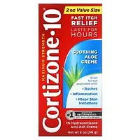 Cortizone 10, Maximum Strength, успокаивающий крем с алоэ, 56 г (2 унции) Киев