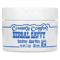 Country Comfort, Herbal Savvy, окопник и алоэ вера, 28 г (1 унция) Киев