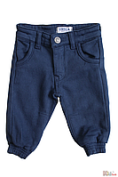 Штаны синие трикотажные для маленького мальчика (74 см.) NK Unsea