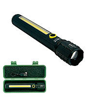 Мощный LED фонарь BL-C73-P50 COB фонарик ручной с USB зарядкой, светодиодный карманный фонарь «T-s»
