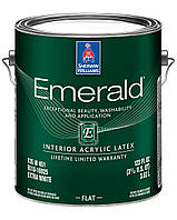 Интерьерная акриловая краска Sherwin-Williams Emerald Interior Acrylic Latex Paint, 18.34 л