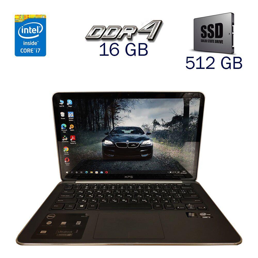 Нетбук Б-клас Dell XPS L332x/ 13.3" (1920x1080)/ Core i7-3687U/ 16 GB RAM/ 512 GB SSD/ HD 4000