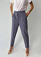 Классические укороченные женские зауженные брюки с карманами и стрелкой "Prime" 42,46,44,48,50,52,