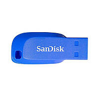 Флешка SanDisk USB 2.0 Cruzer Blade 32Gb, цвет синий