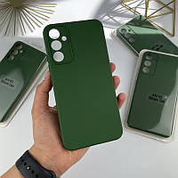 Силиконовый чехол на Samsung A34 5G Dark green (54)