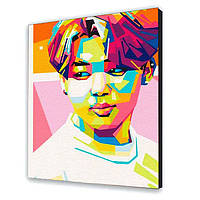 Картина по номерам с лаком ArtCraft "Jimin. Art Prints" 40*50 см 10269-AC