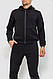 Спорт костюм чоловічий двонитка, колір чорний, 119R200-2, фото 2