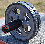 Колесо для преса Power System PS-4006 Power Ab Wheel Grey/Black, фото 9