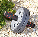 Колесо для преса Power System PS-4006 Power Ab Wheel Grey/Black, фото 10