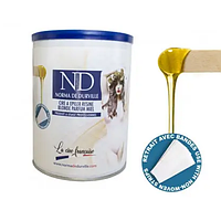 Воск натуральный желтый для депиляции Natural honey rosin wax Norma de Durville, 800 мл.