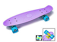 Penny Board Лиловый цвет Светящиеся колеса