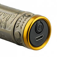 Тример акумуляторний для бороди та волосся із зарядкою від USB RAF R.430, фото 4