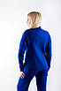 Костюм трикотажний жжіночий з джемпером зі стійкою та штанами синій 40021 ONE SIZE (2000000117515), фото 5