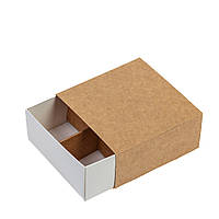 Коробка 80х80х35 (на 4 цукерки) без вікна, крафт