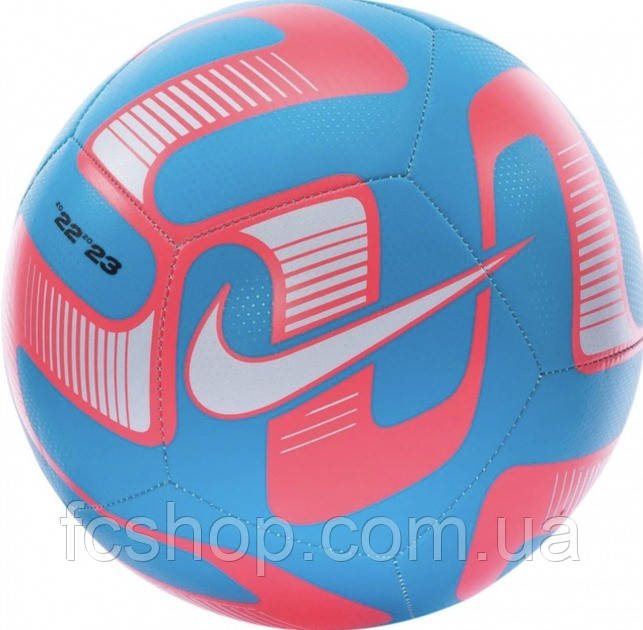 М'яч футбольний Nike Pitch DN3600-416, Блакитний, Розмір (EU) — 3