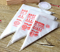 Одноразові кондитерські мішки для крему Master L (34×24 см, 100 шт)