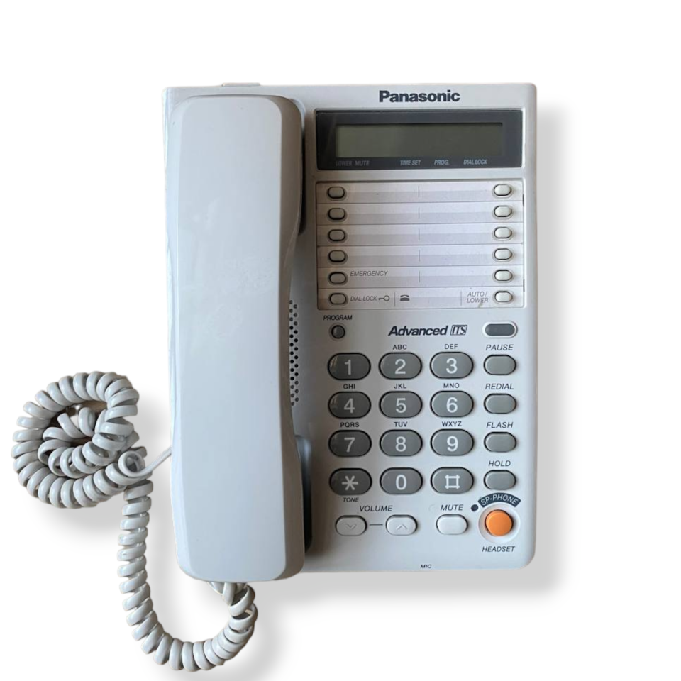 Б/У Телефон проводной Panasonic KX-TS2365RUW. Цифровой аналоговый телефон  Panasonic KX-TS2365RUW (ID#1979539267), цена: 344 ?, купить на Prom.ua