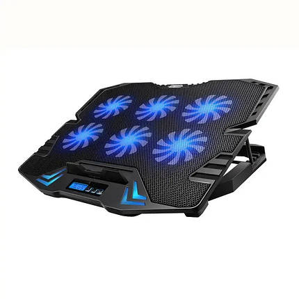 Підставка під ноутбук IceCoorel A2, 10-15.6", 2*140мм + 3*70мм 1400±10% RPM, корпус пластик, 2xUSB 2.0,, фото 1
