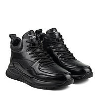 Ботинки мужские зимние кожаные черные Lifexpert 44 40 44