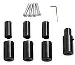 Чорна сушарка для рушників 545х820 MIRAMAR 9 Arttidesign, фото 5