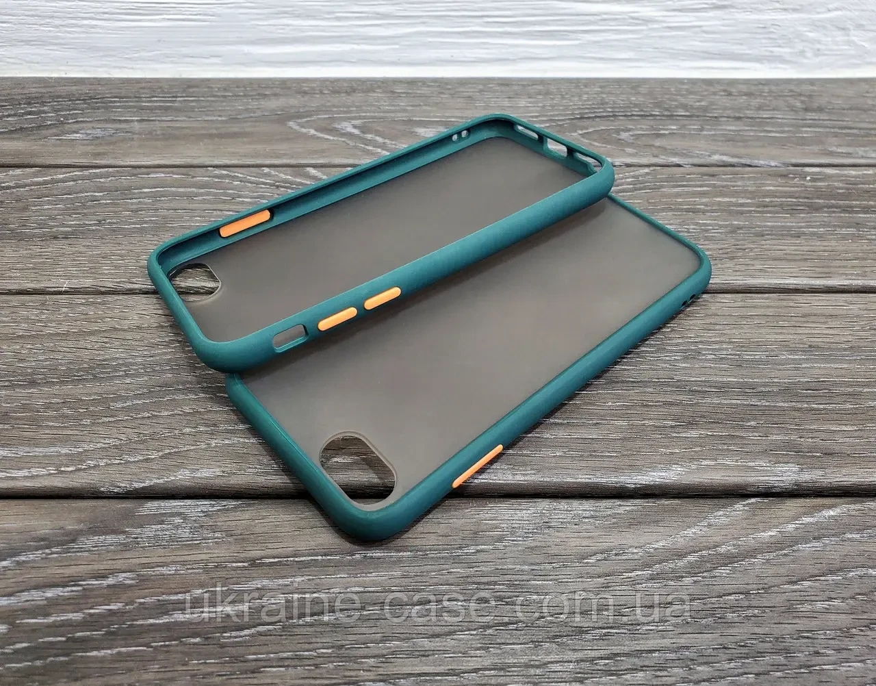 Протиударний матовий чохол для iPhone 7 8 чорний бампер