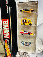 Набір машинок Марвел преміум Хот Вілс Hot Wheels Marvel Premium