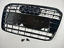 Решітка радіатора Audi A6 C7 2011-2014 стиль Audi S6 Black, фото 2