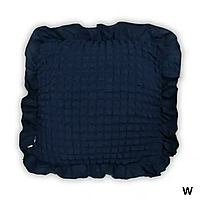 Подушка с наволочкой 45*45 см Синий, Декоративная подушка для интерьера