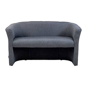 Диван Бум-Кабаре Richman 130х65 см двійка у тканині сірого кольору