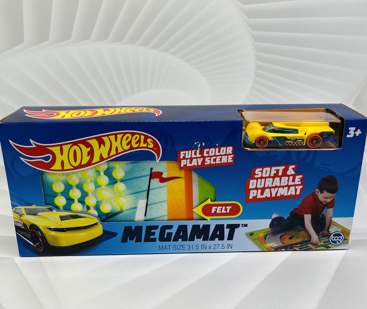 Ігровий коврик з машинкою Hot Wheels Megamat, фото 1