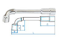 Ключ г-образный 6*12гранн. 10 мм